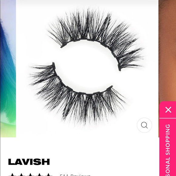 Black Glamnetic Eyelashes, Black magnetic eyelashes, glamnetic lashes - Picture 6 of 12